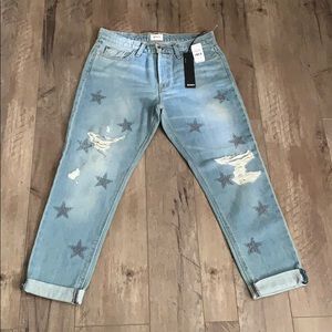 Hudson Riley Crop Jeans